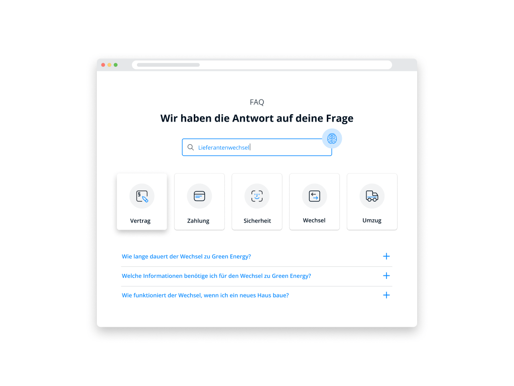 Screenshot Userlike Smart FAQ