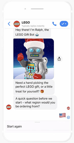image of conversation about gifts with Ralph