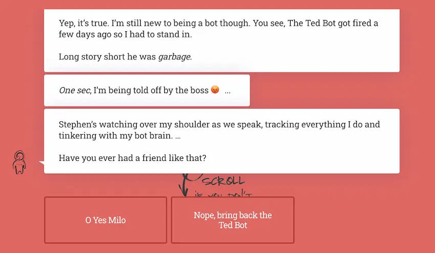 Conversation with Milo