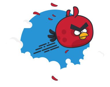 oiseau en colère