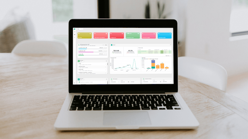 Interface of CRM software