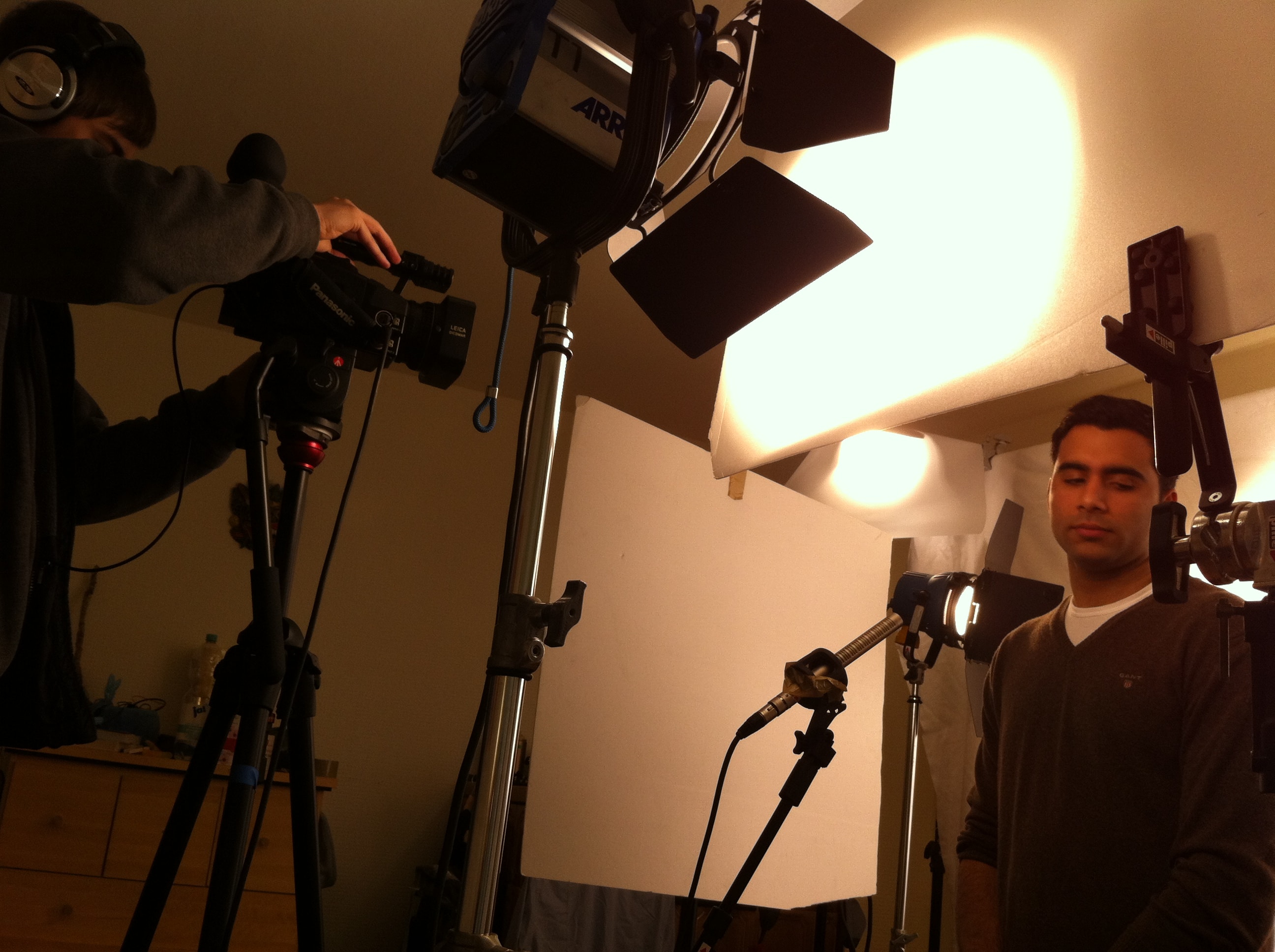 Picture behind the scene of the promotional video for Seedmatch