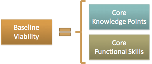 Infographic the Baseline Viability Model.