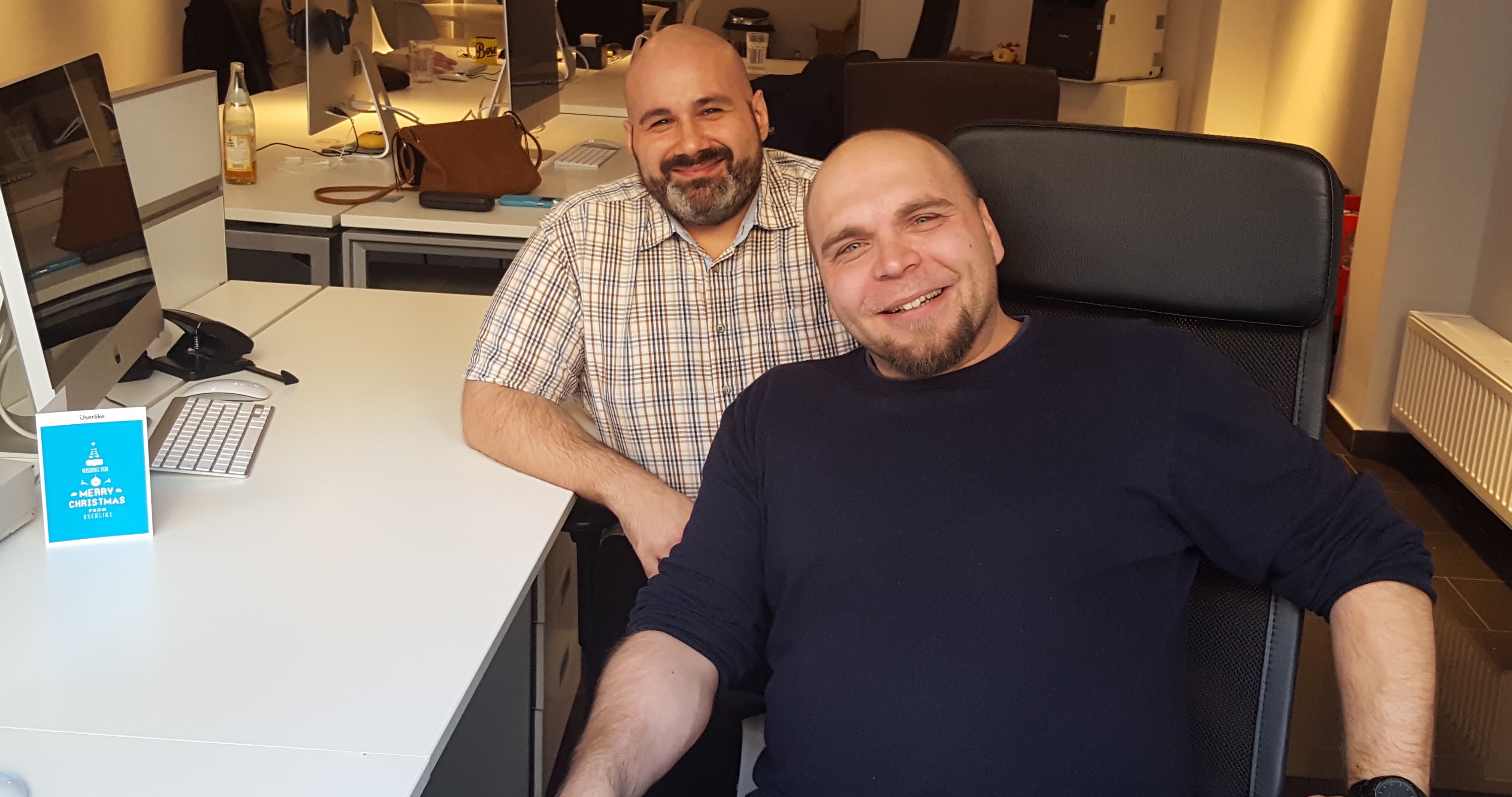 Michael and Jörn, Userlike's customer success duo.