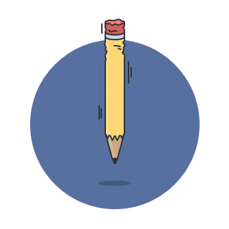 A pencil for writing.