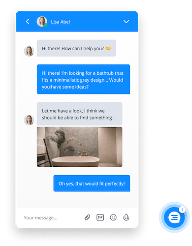 Userlike's Website Messenger.