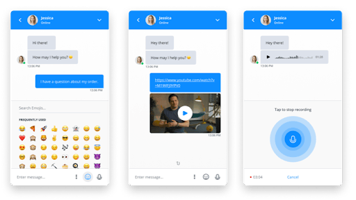 Userlike's interactive chat