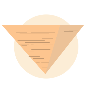 Pyramide inversée.