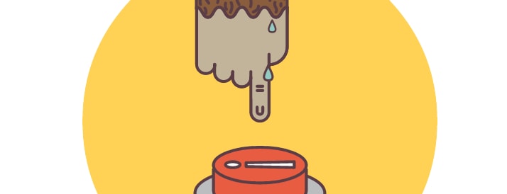 The sweaty MailChimp finger cartoon