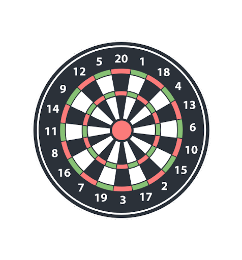 Dart board