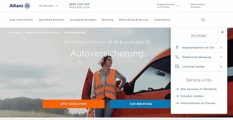Allianz help center for insurance