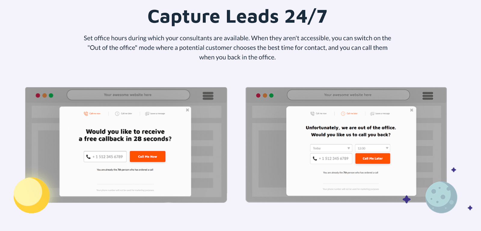 CallPage product page
