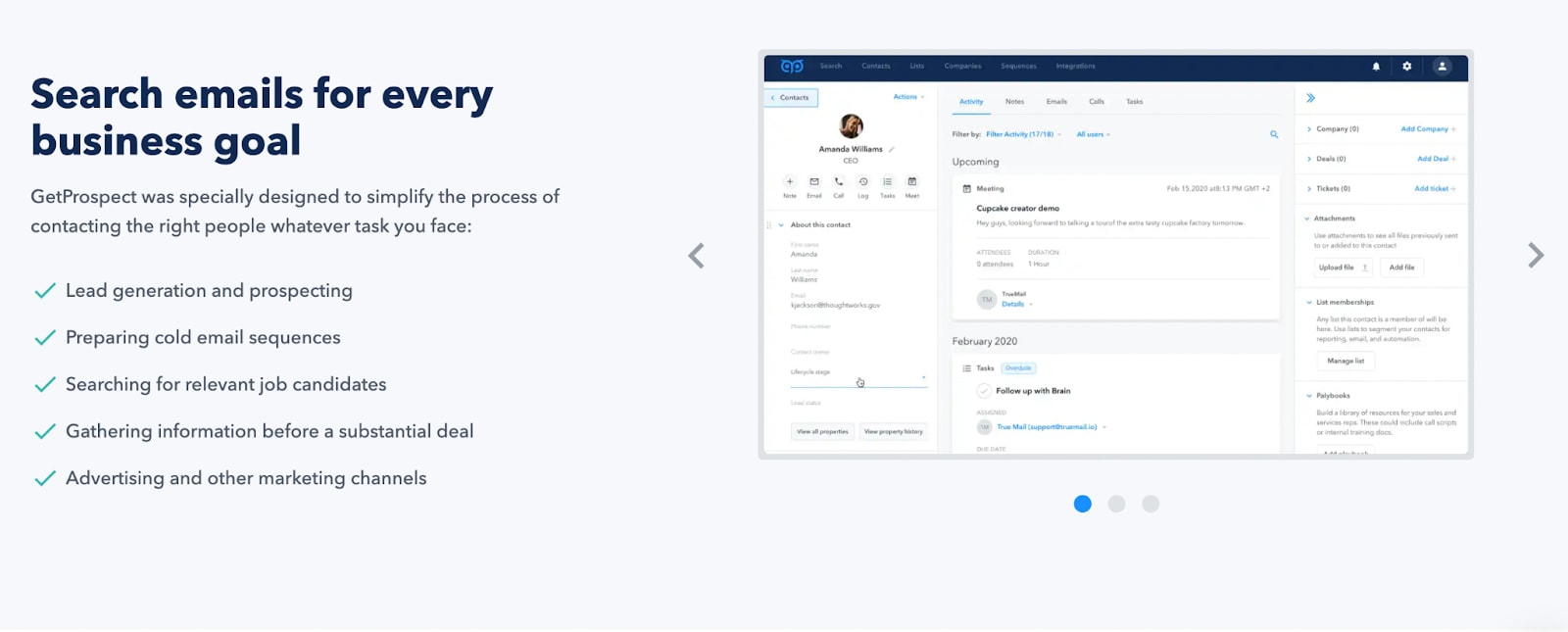 GetProspect product page