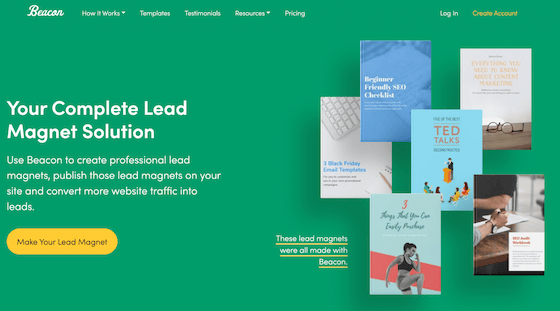 Beacon home page
