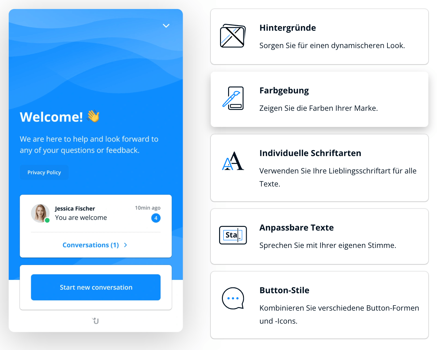 Der Userlike Website Messenger und die Möglichkeiten der Personlisierung