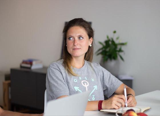 Workshops con Userlike chat en vivo; una imagen de Tessa de Userlike