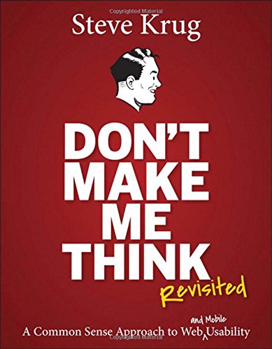 la couverture du livre don't make me think