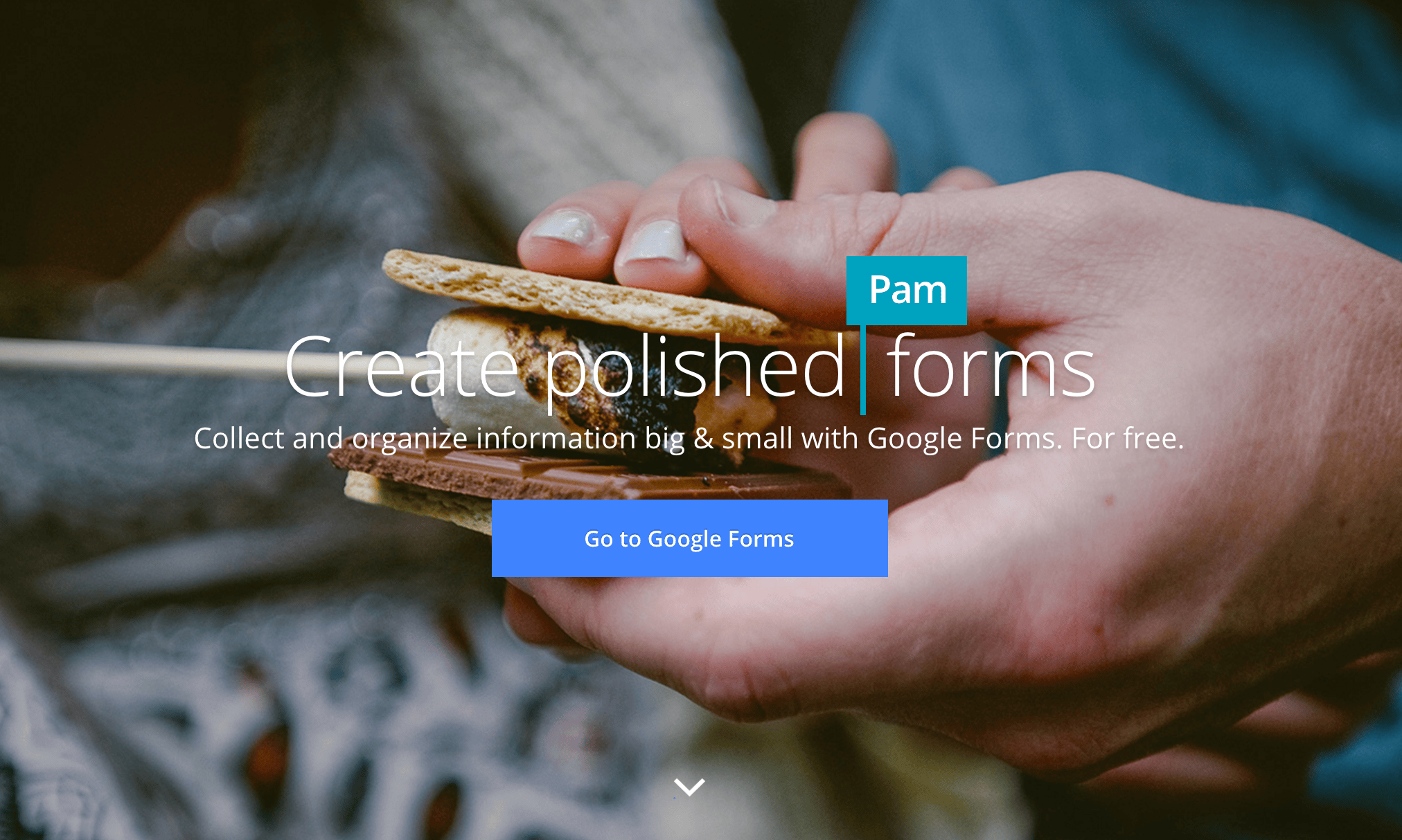 Image from the website of Google Forms, a free tool for email surveys.