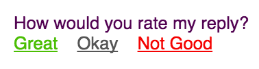 image of help scout's rating system