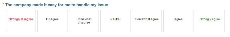 Sondaggio per i clienti con caselle