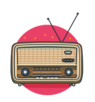 Old-school radio.