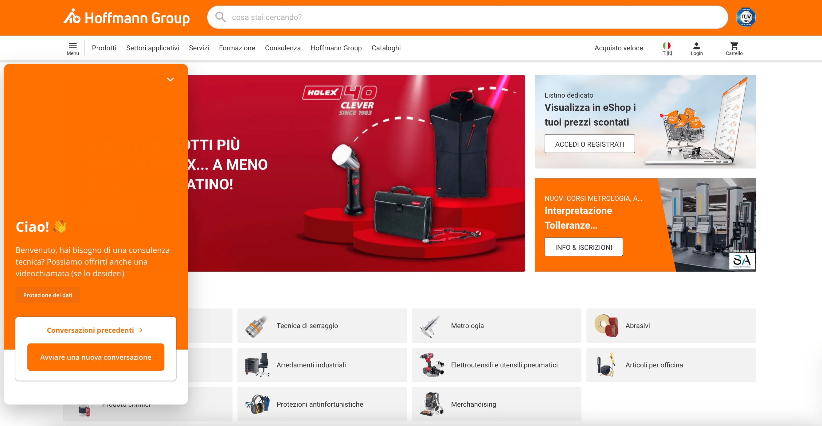 Userlike Website Messenger auf der Sparda-Bank Website
