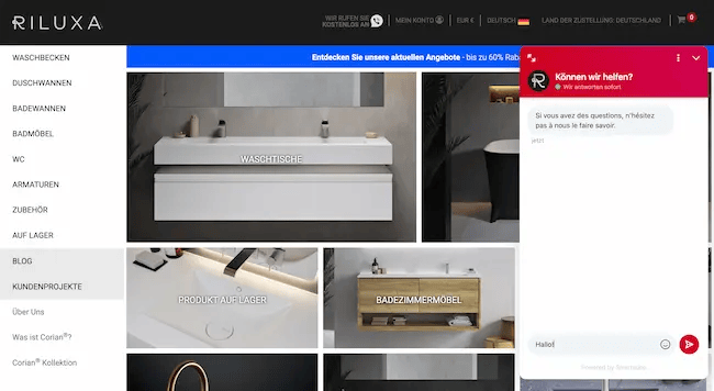 Webchat-Widget von Smartsup