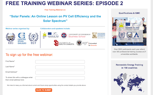 Renewable Institute's webinar