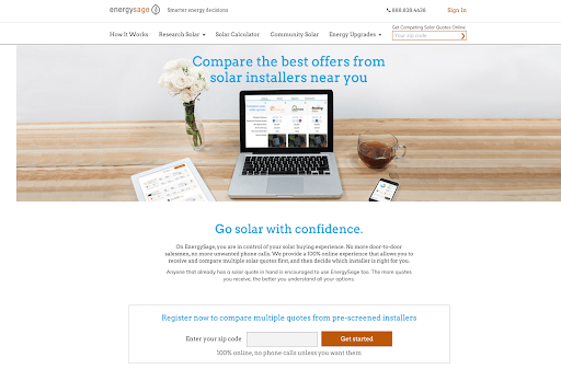 Energy Sage review site
