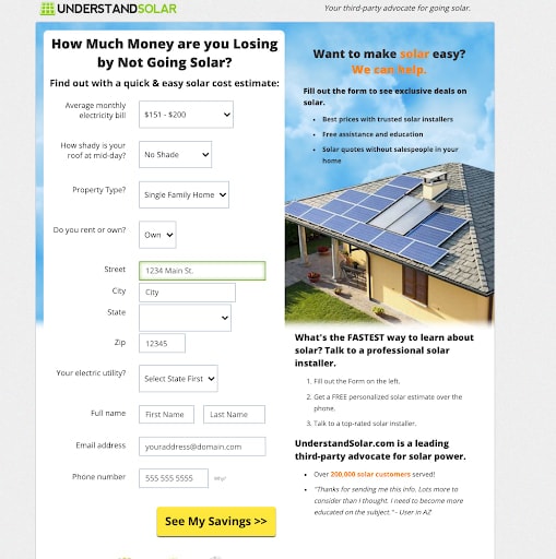 Cost savings calculator