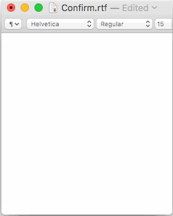 Gif di una lettera scritta per un cliente