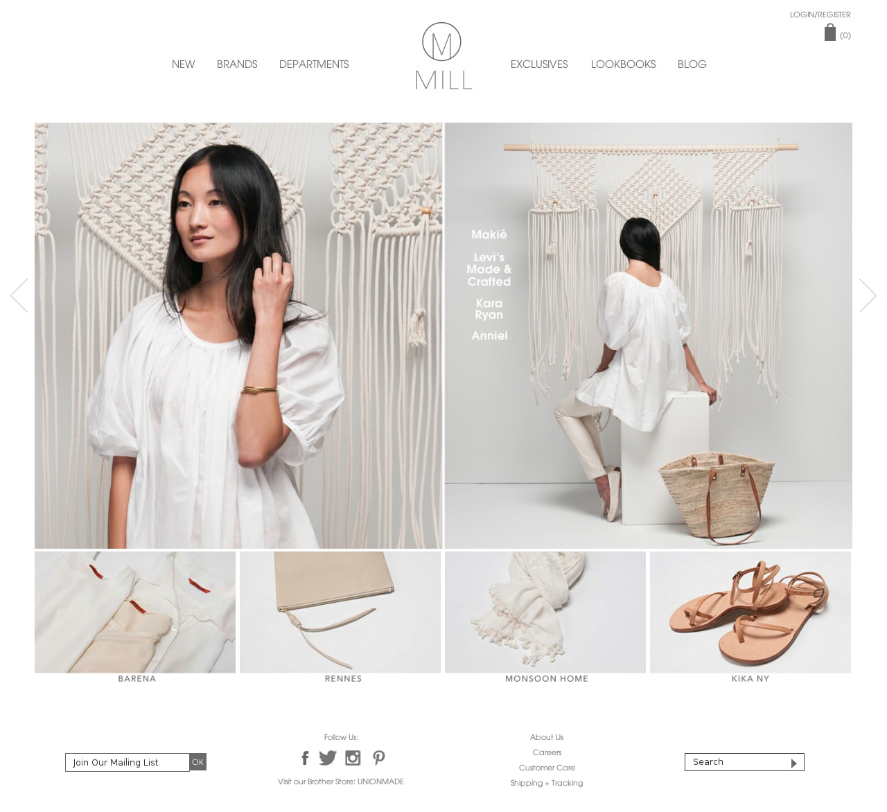 screenshot of frames of life by emporio armani.com