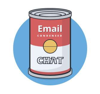 A canned messages can.