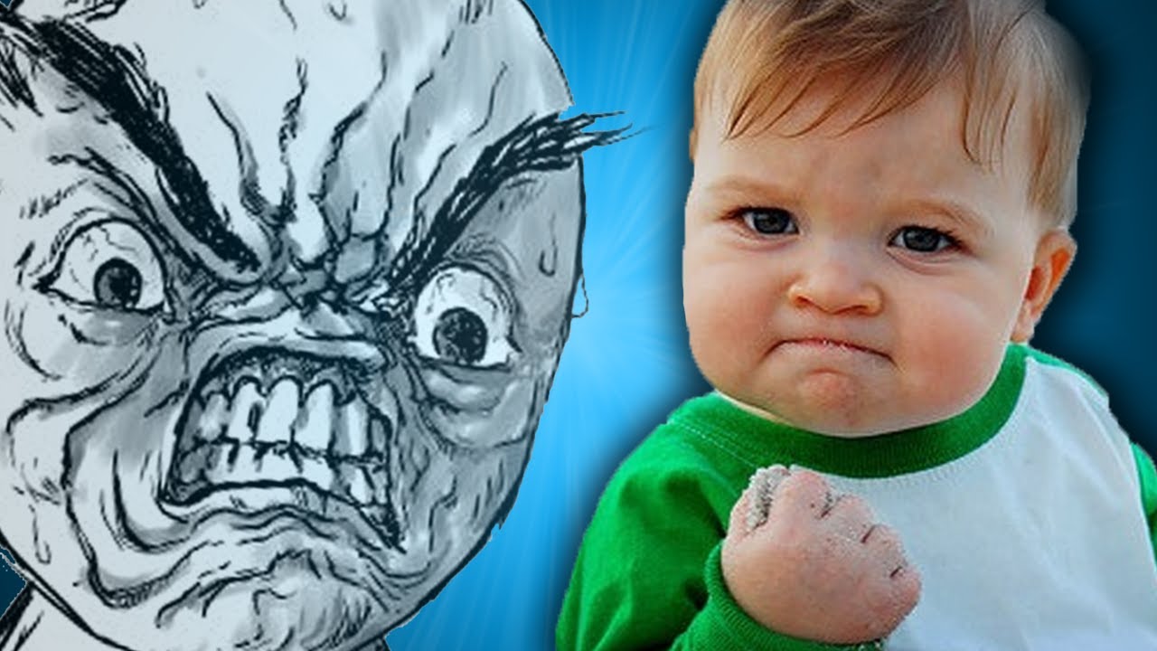 success kid meme angry troll meme