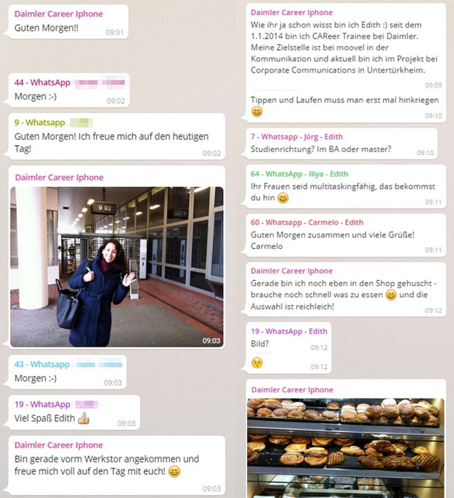 El día de WhatsApp de Daimler.