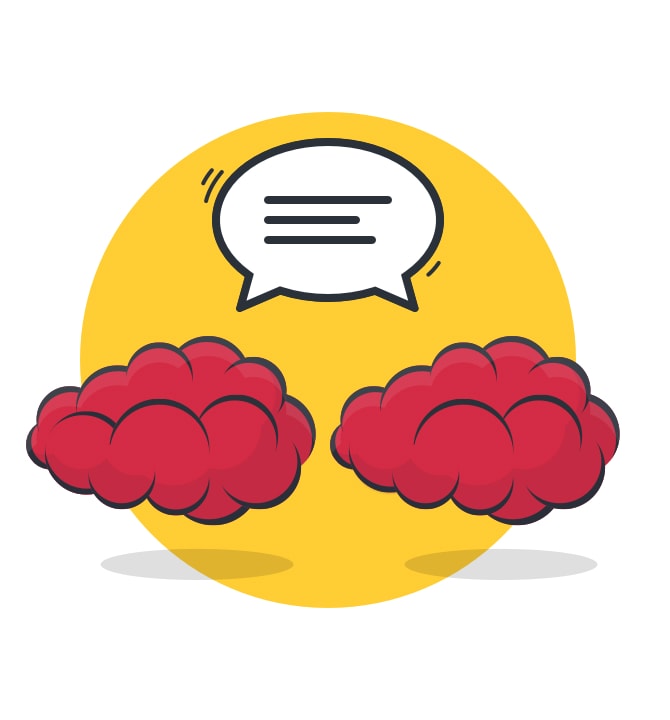 Two brains talking