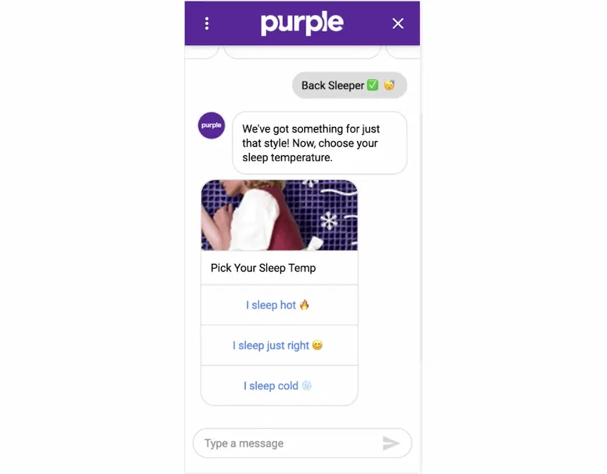 Screenshots von Purples Newsletter Kampagnen.