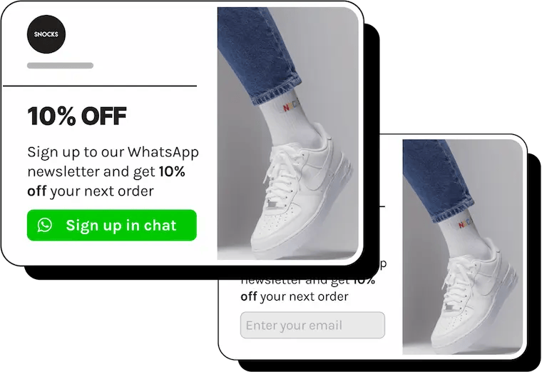 WhatsApp Newsletter von Snocks