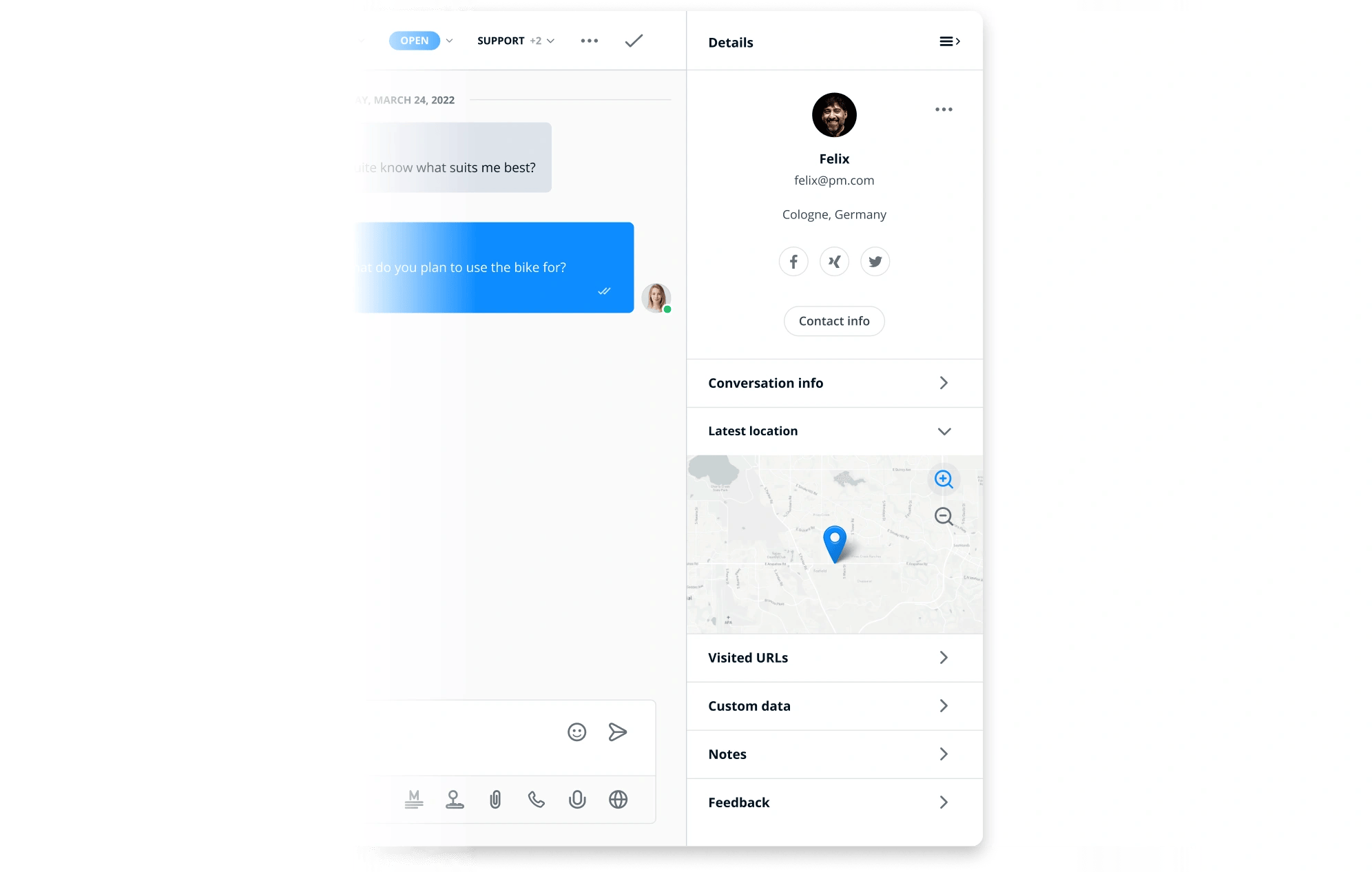Website-Messenger von Userlike mit WhatsApp, Facebook und Telegram