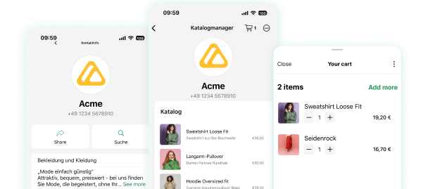 WhatsApp Catalogue of Acme.