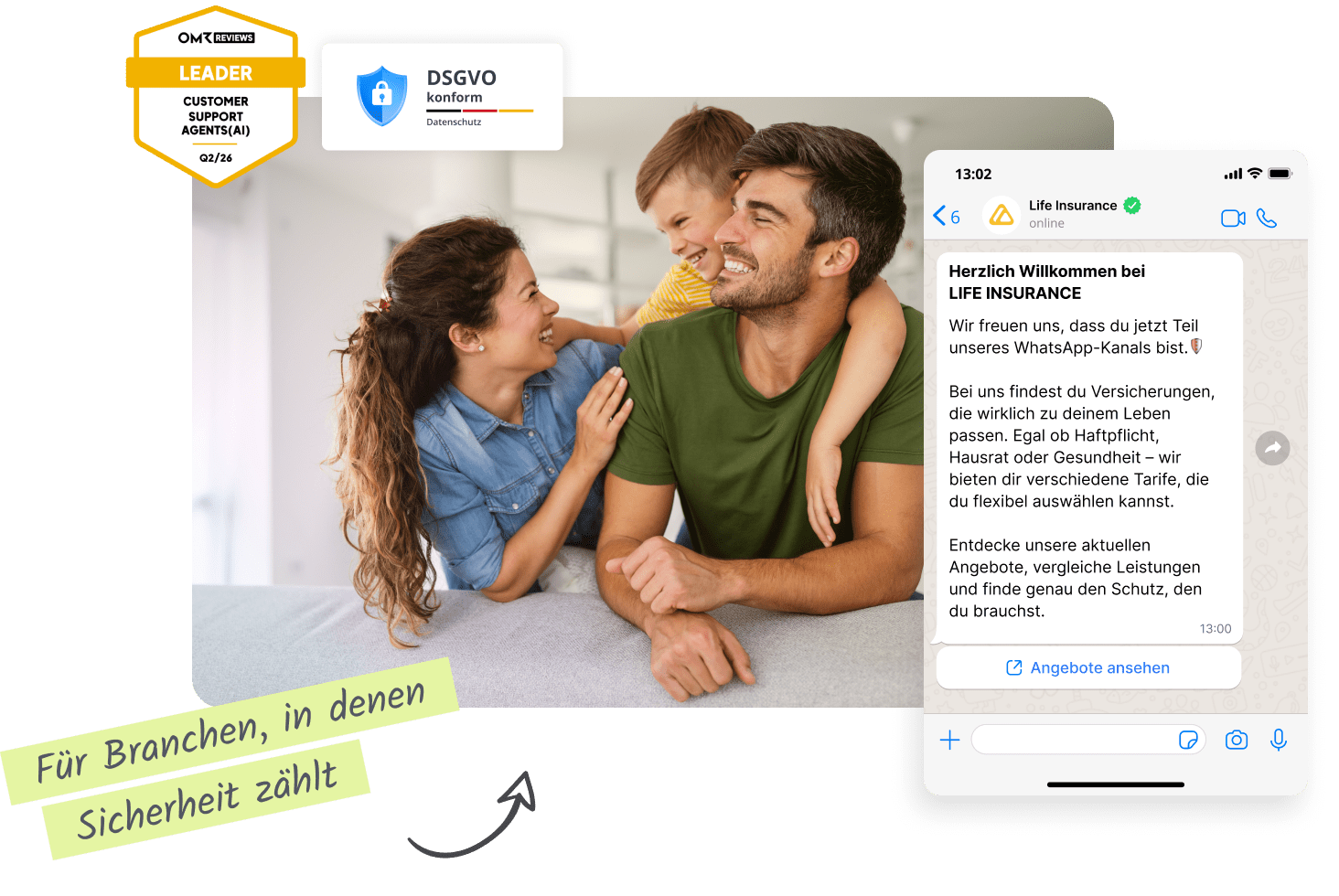 KI und Messaging für Versicherungen