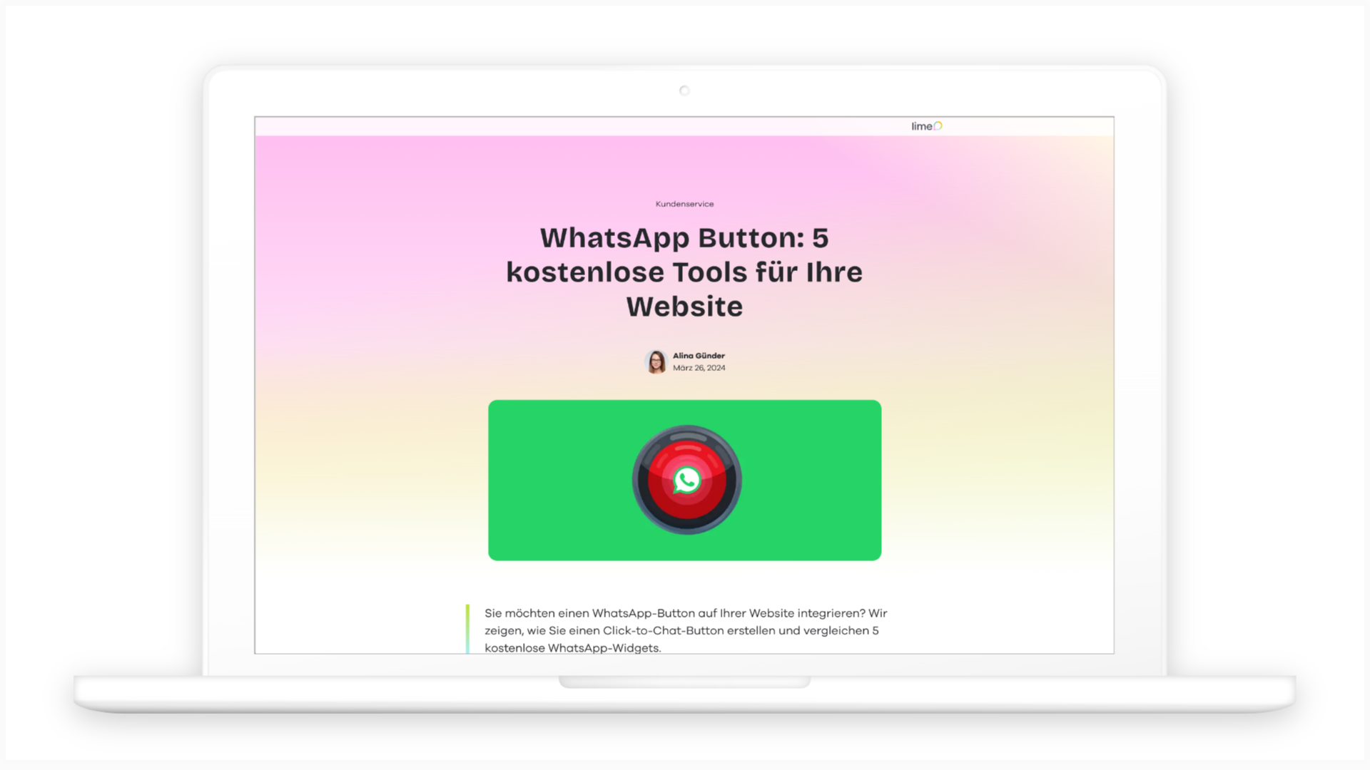 WhatsApp Button: 5 kostenlose Tools für Ihre Website