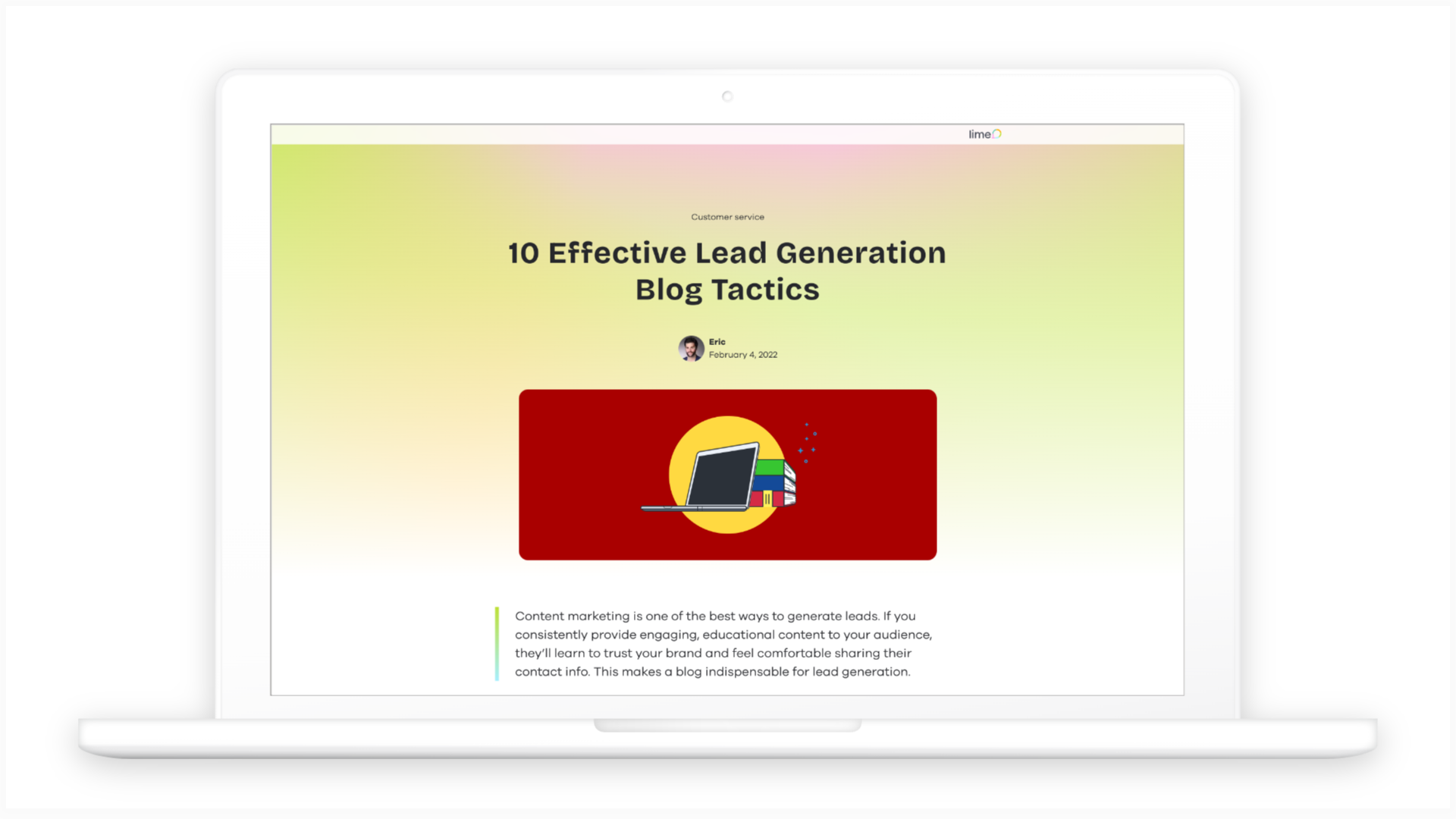 10 ways to create a lead generating blog - Lime Connect