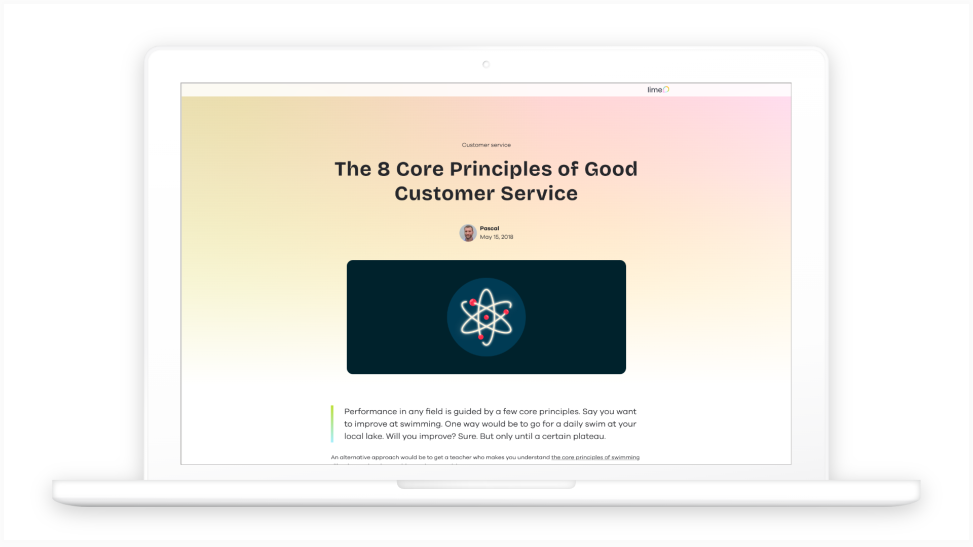 Good Service Principles Core principles of good Customer Service - Lime Connect