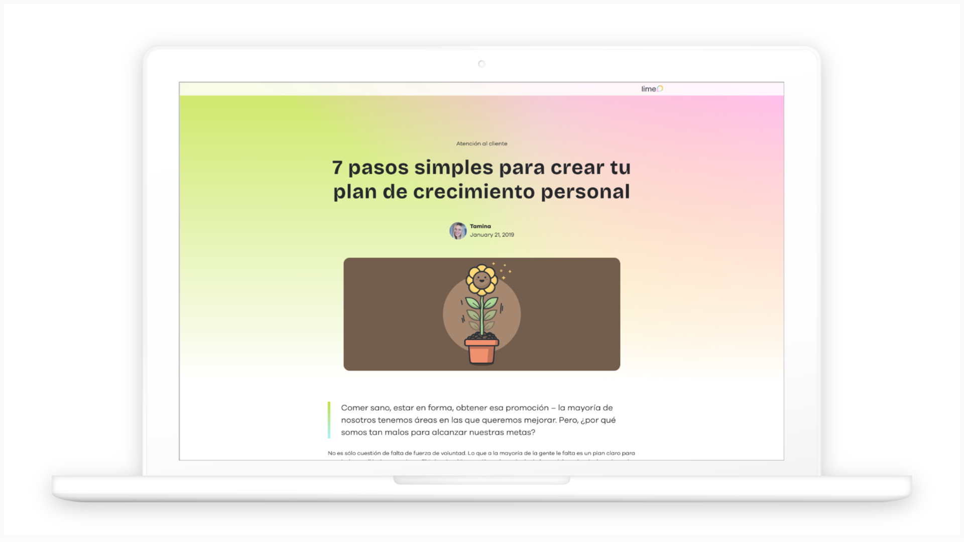 7 pasos simples para crear tu plan de crecimiento personal - Lime Connect