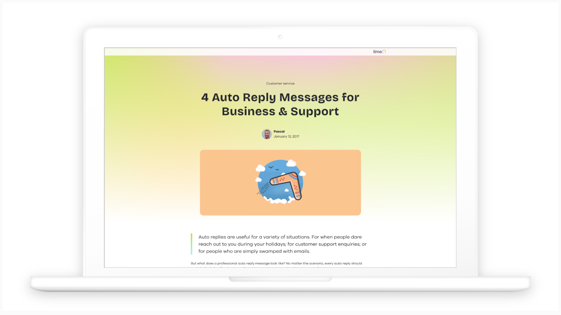 4 ways to handle auto replies in businesses - Lime Connect