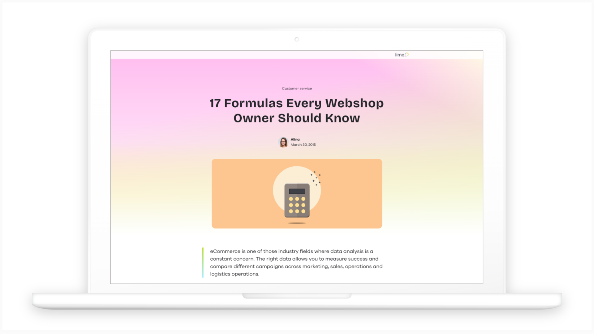 17 important formulas for eCommerce to know - Lime Connect