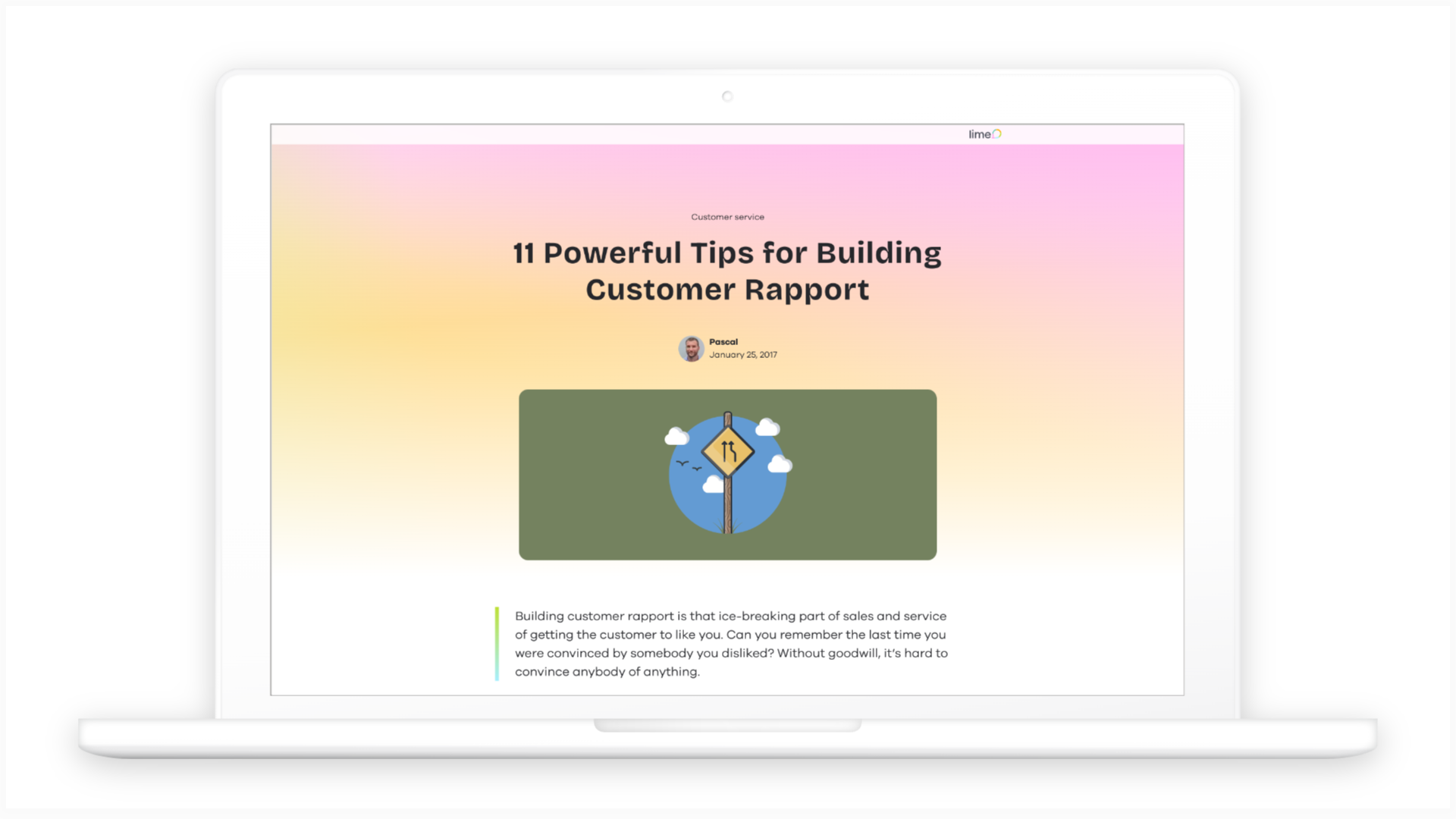 Build your customer rapport with these 11 great tips - Lime Connect