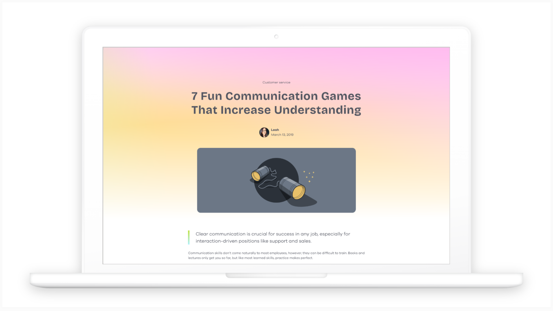 Learn to better communicate with these fun games - Lime Connect