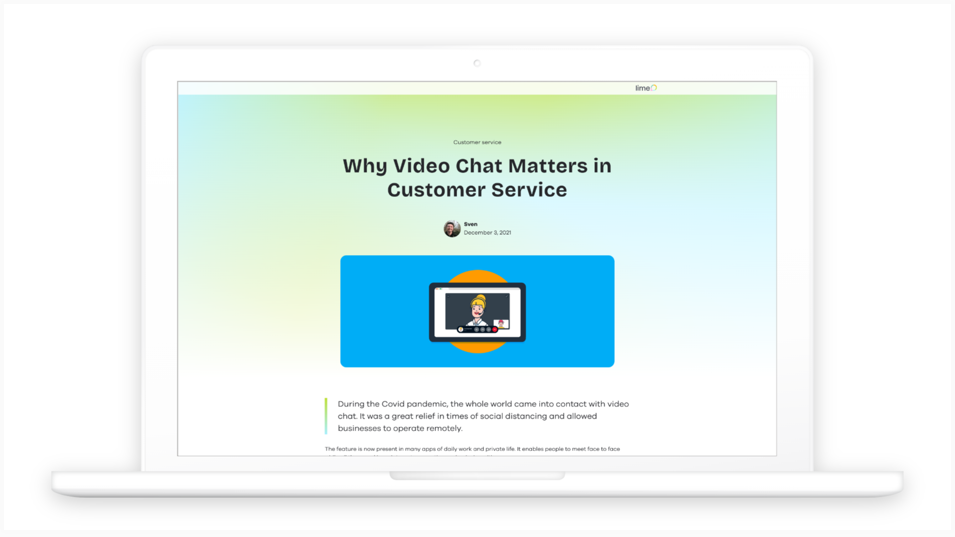 Why Video Chat Matters in Customer Service - Lime Connect